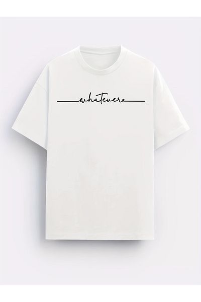 Let's Wear 100% βαμβακερό ανδρικό μπλουζάκι με κοντό μανίκι με στάμπα με στρογγυλή λαιμόκοψη