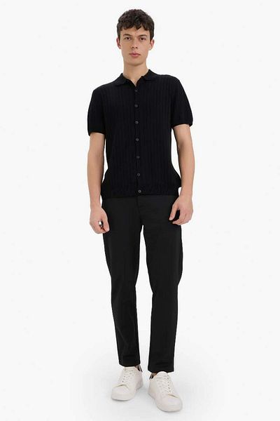 DeFacto Μπλουζάκι πόλο με κοντό μανίκι New Season Standard Fit