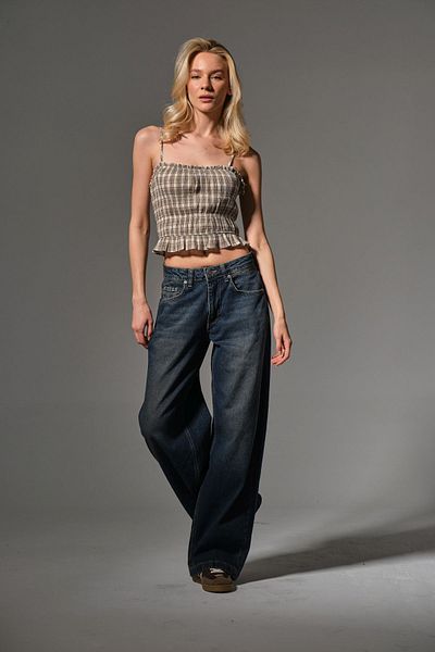 Maule Loose Fitting Denim Wide Leg Casual Baggy Jean Jeans Loose Women Pants @Varese