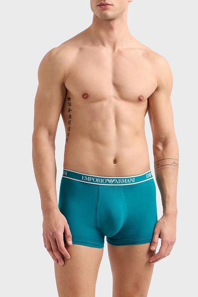 Emporio Armani Stretch Cotton Logo με στάμπα 3 Συσκευασία Boxer Ανδρικά BOXER EM 000370   AF10779 MB092