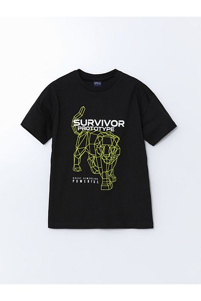 LC Waikiki Tricou pentru băiat cu gât crew New Season - S5H815Z4