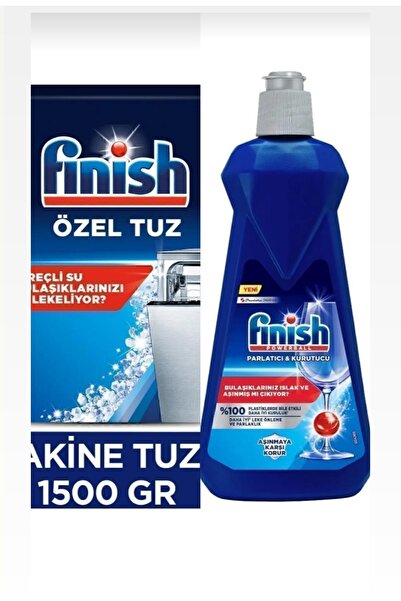 Finish 1.5 KĞ ÖZEL MAKİNA TUZU & 400 ML PARLATİCİ KURUTUCU