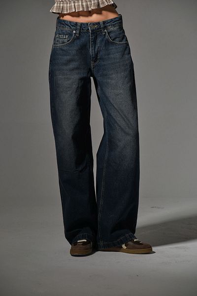 Maule Loose Fitting Denim Wide Leg Casual Baggy Jean Jeans Loose Women Pants @Varese