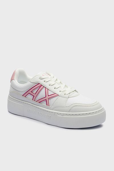 Armani Exchange حذاء رياضي أرماني إكستشينج بشعار ونعل سميك حذاء رياضي XDX178 XV929 S935
