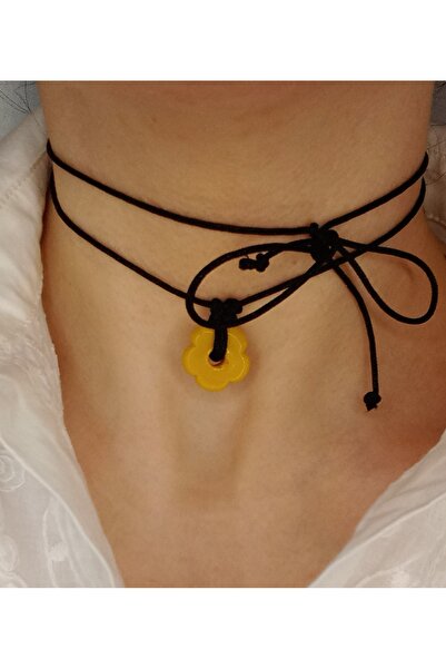 Crystal Atelier الدانتيل يصل قابل للتعديل سلسلة زهرة زجاج مورانو مطرز قلادة ق...