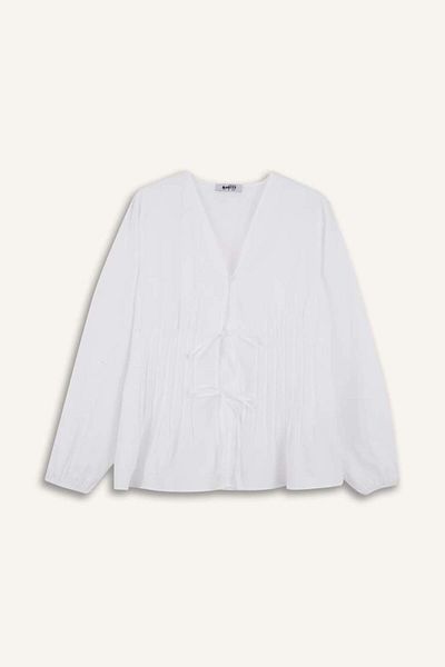 DeFacto New Season Regular Fit Poplin Long Sleeve Tunic