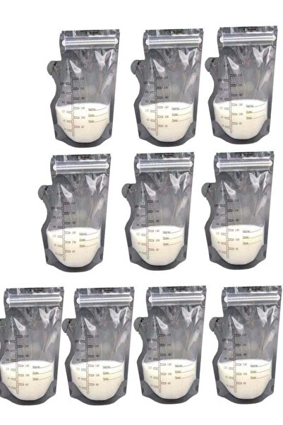 Generic أكياس تجميد الحليب (10 قطع) سعة 250 مل