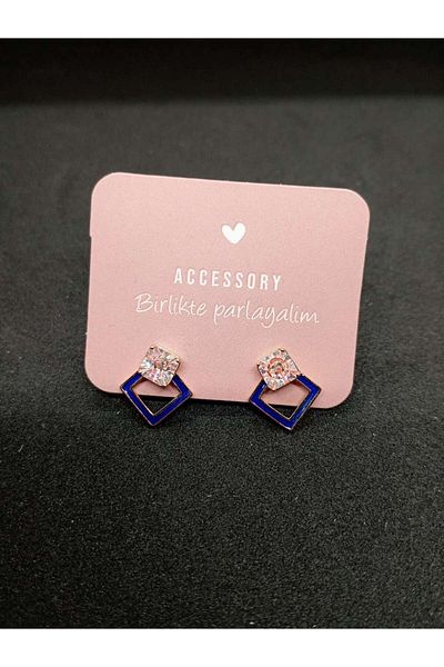 ndjewelry مسحوق اللون حجر الأقراط البسيطة