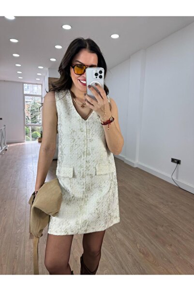 2she Varaklı Tüvit Elbise