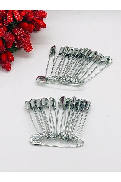 İnDerin Голка з гачком (24 шт.) Середнього розміру Міцна нержавіюча нікелеве ...