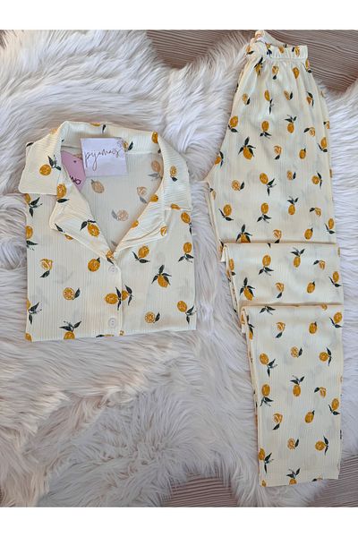 Pijamacs КОМПЛЕКТ ПИЖАМИ ПЕГАС С ШАРКИ НА ЛИМОН