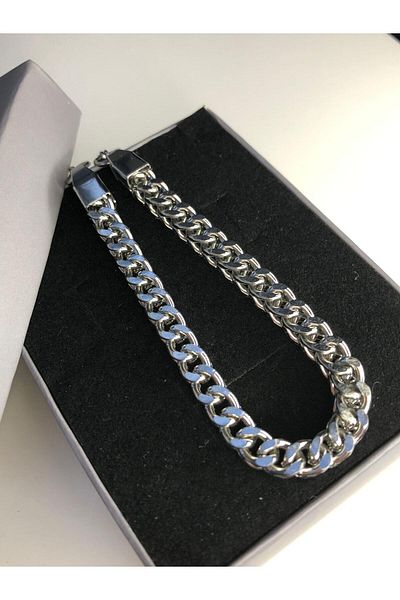 vogutima Men's Steel Bracelet - Square Knitted Model • Gift for Lover • Spouse • Father • Friend