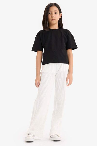 DeFacto New Season Girl's Wide Leg Wide Leg Pants