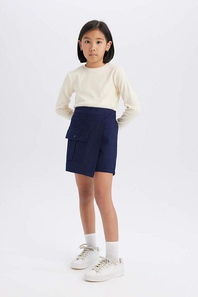 DeFacto New Season Girl's Gabardine Skirt
