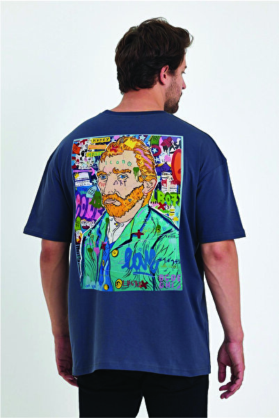 By Caspita Fashion Lenithra Pop Art Van Gogh ruksak Štampano unisex Oversize ...