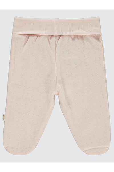 Bebetto Baby Girl Booties Single Bottom 0-3 Months Dusty Rose