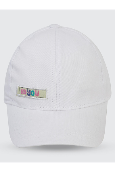 Kitti قبعة فتاة بيضاء أقل من 4-8 سنوات