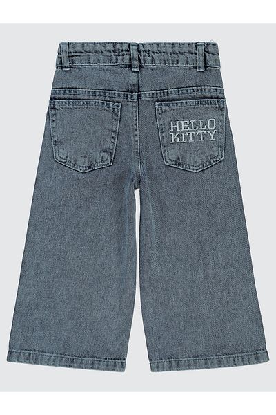 Hello Kitty 2-5 Years Old Girl's Blue Trousers