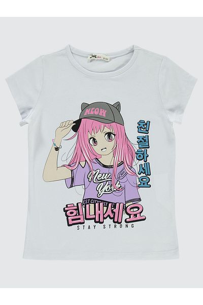 Civil Girls White Girl's T-Shirt 6-9 Years