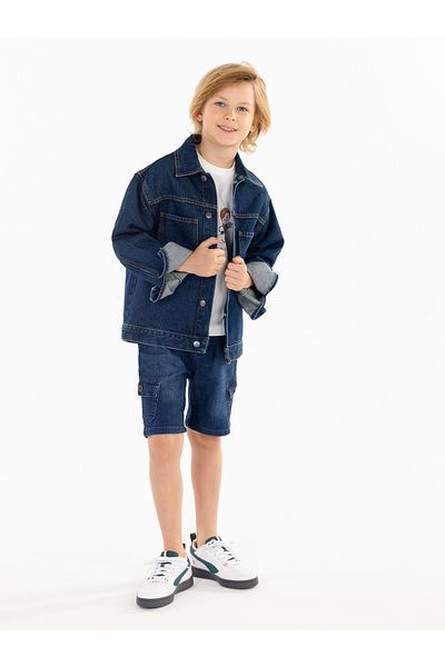 Civil Boys Boy's Jacket 6-9 Years Dark Blue