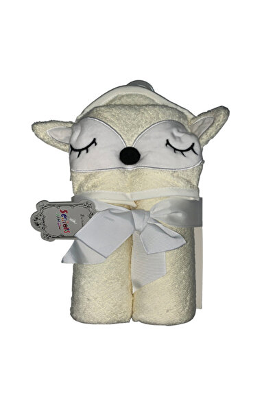 Generic Baby Hooded Poncho Blanket Animal 08