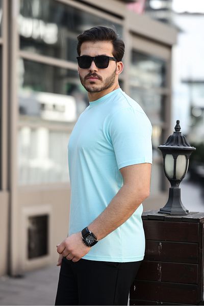 Jacob Jack 100% Cotton Turquoise Tee