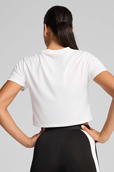 Puma W Tad Essential Baby Tee White Women's Short Sleeve T-Shirt