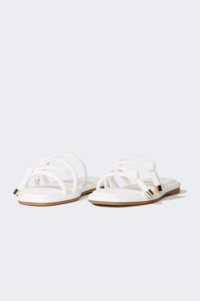DeFacto New Season Women's Flat Sole Faux Leather Slippers