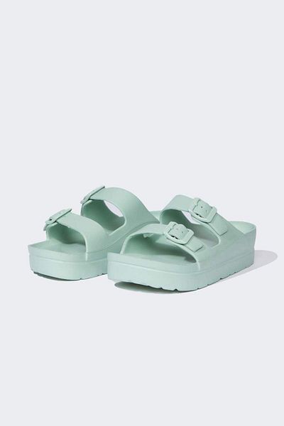 DeFacto New Season Women's High Sole Double Banded Eva Slippers