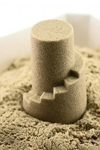 TutturX Natural Kinetic Sand 1000Gr with Bucket and 12 Molds as a Gift