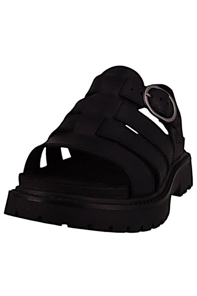Timberland Damen Sandalen Clairemont Way Tb0a635vw02 Schwarz Black Full Grain Leder