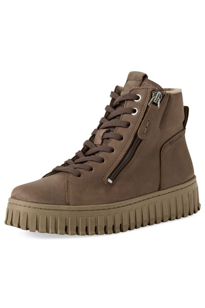 Tamaris Damen Elegante Stiefelette 1-25206-43 Braun 3ai Taupe Leder Mit Removable Sock