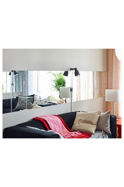 IKEA BLODLÖNN Mirror, 30x30 cm, 4-Pack – Customizable, Safety Film, Easy Wall Mount