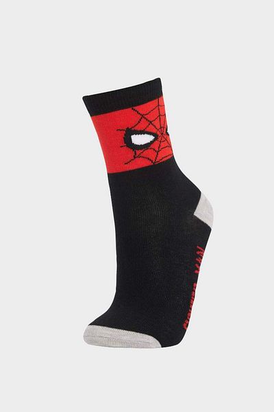 DeFacto Комплект от 2 памучни дълги чорапи за момчета Marvel Spiderman, нов сезон