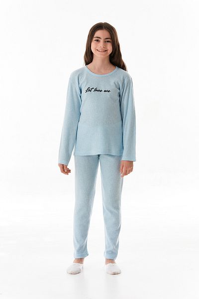 Fulla Moda Set de pijamale pentru fete cu imprimeu Let Love We