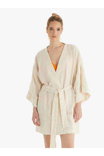 Blackspade Γυναικείο Καφτάν 10725 - Κρεμ