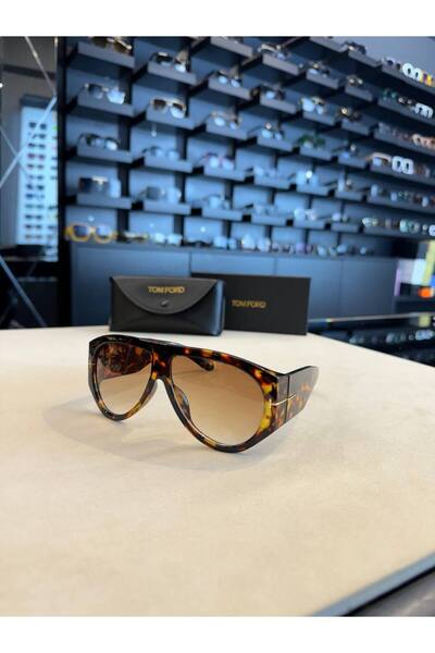 Bubbleatelier نظارات شمسية من الزجاج البني المستقطب