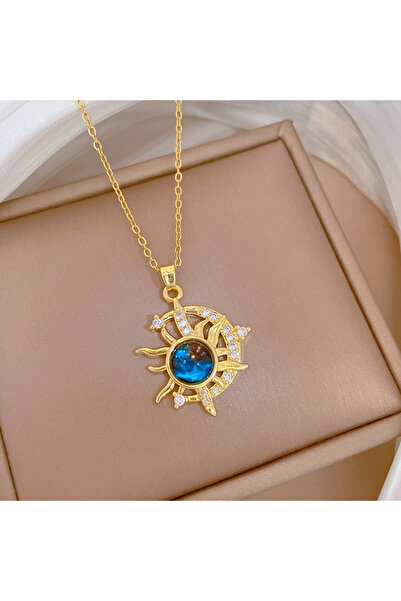 Choice قلادة I Light الفاخرة من الفولاذ التيتانيوم سلسلة النجوم للنساء باللون...