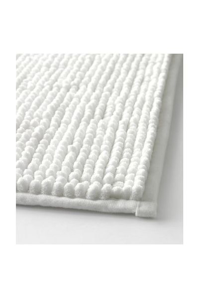 IKEA TOFTBO Bath Mat, White, 60x120 cm – Ultra Soft & Quick-Dry Microfiber | IKEA