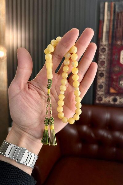 dergah tesbih Russian Kaliningrad Drop Special Collection Rosary (Amber)