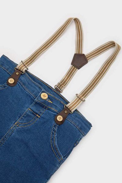 DeFacto New Season Baby Boy Strappy Straight Leg Jean Trousers
