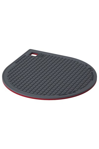 IKEA 365+ GUNSTIG Magnetic Pot Stand – Red/Dark Grey, Heat-Resistant & Space-Saving Kitchen