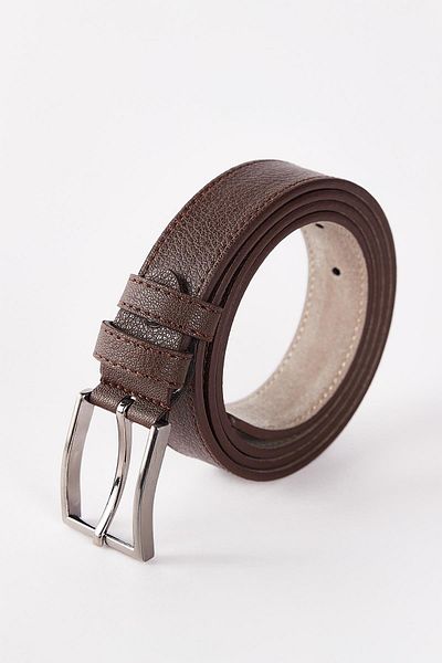 Tudors Ανδρική Δερμάτινη Ζώνη 3 cm Classic Brown