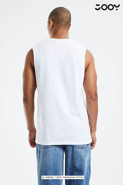 Jooy Basketball Player Printed Training Athlete Athlete Oversize Sleeveless T-Shirt