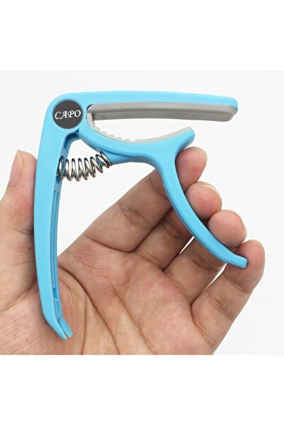 choice2 Blue Plastic Guitar Capo for 6 String Acoustic Classic Electric Guita...
