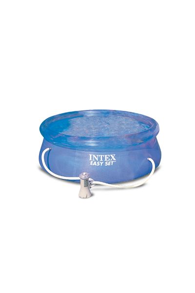 Intex Easy Set Round Inflatable Pool with Filter Pump and Hydro Aeration Technology Blue 3.05m x 76cm