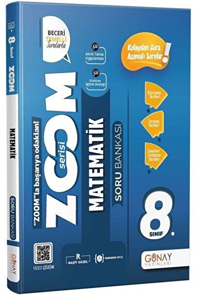 Günay Yayınları 8.Sınıf LGS Yeni Zoom Matematik Soru Bankası