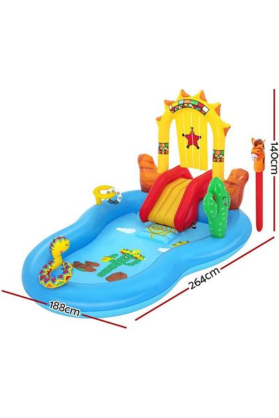 BESTWAY Bestway Wild West Inflatable Kids Water Play Center 53118