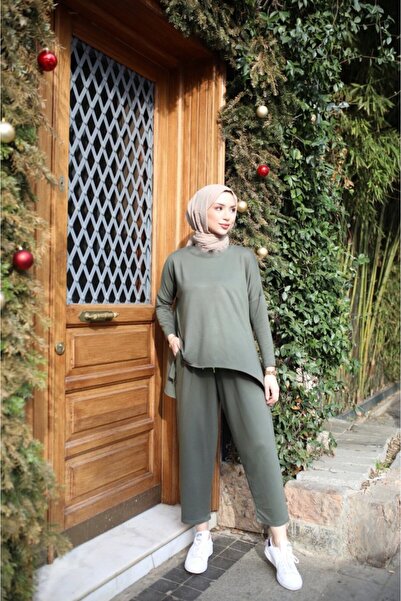 My Reality Fashion Women's Two Thread Viscose Cotton Fabric Double Set with Crest Detail