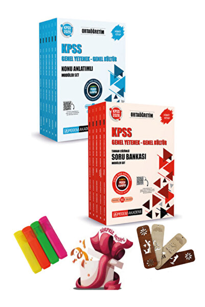 Pegem Akademi Yayıncılık Pegem 2026 KPSS Ortaöğretim Genel Yetenek Genel Kült...